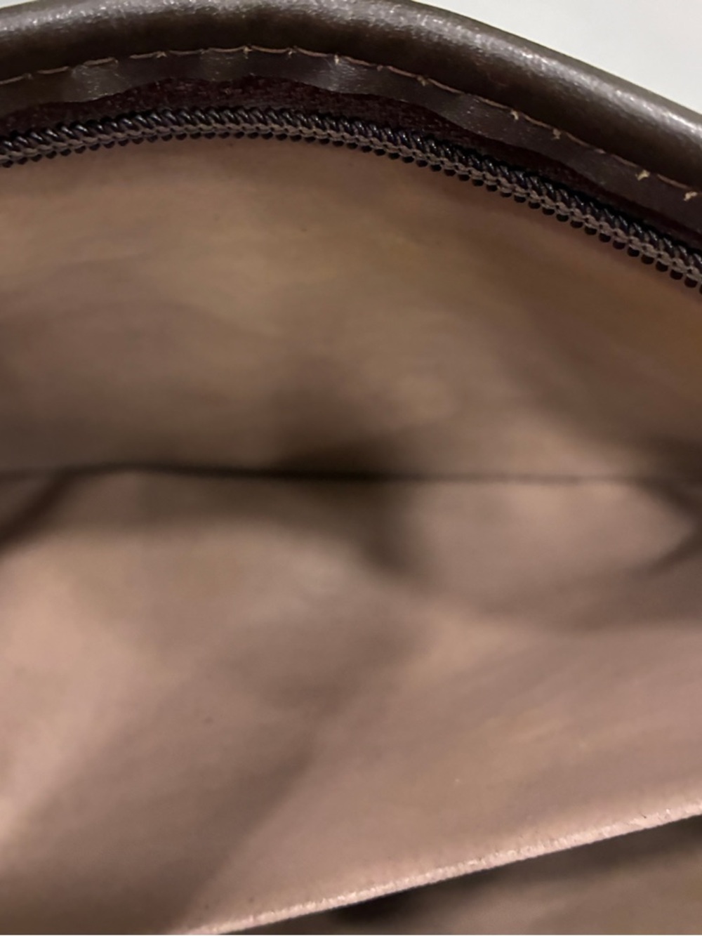 Fendi Zucca Print Zip Clutch / Pouch Vintage Brown Canvas-usedconditions - Picture 6 of 12